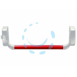 Ferramenta1.com | Barra di spinta ovale rossa 945928 per maniglione antipanico - PZ 1