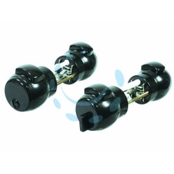 Ferramenta1.com | Pomolo premi e apri nero 12ne - PZ 1
