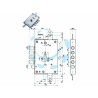 Ferramenta1.com | Serratura triplice applicare con scrocco cil. eur. blindate 85571/28 - PZ 1