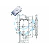 Ferramenta1.com | Serratura triplice applicare multif. scrocco cil. eur. blindate 85595 - PZ 1