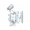 Ferramenta1.com | Serratura tripl. applic. multif. scr. cil. eu. + d/mappa blind. 54597 - PZ 1