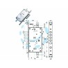 Ferramenta1.com | Serratura triplice infilare multif. scrocco d/mappa blindate 54795 - PZ 1