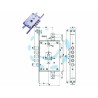 Ferramenta1.com | Serratura triplice infilare con scrocco cil. europeo blindate 85771/28 - PZ 1
