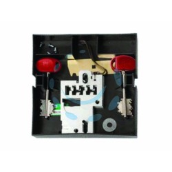 Ferramenta1.com | Gorges doppia mappa con 3 chiavi scanalate 91184/107 - PZ 1