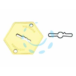 Ferramenta1.com | Mostrina esterna in ottone 95223 - PZ 1