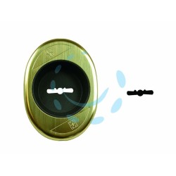 Ferramenta1.com | Mostrina esterna concava in ottone 95344ot1 - PZ 1