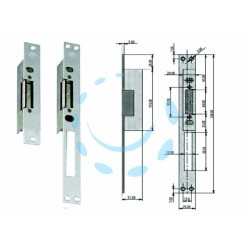 Ferramenta1.com | Incontro elettrico con fermo serie 6000 - PZ 1