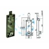Ferramenta1.com | Serratura serranda basculante cilindro fisso tondo 6551 - PZ 1
