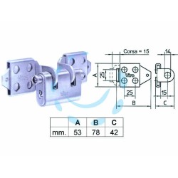 Ferramenta1.com | Occhioli regolabili per lucchetti - PZ 10