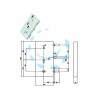 Ferramenta1.com | SERRATURA TRIPLICE INFILARE MULTIFUNZ. CIL. EU. +...