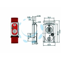 Ferramenta1.com | Fascia per valige con combinazione e dispositivo "tsa" tl1 - BL 6