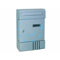 Ferramenta1.com | Cassetta postale in metallo per esterni argento - PZ 16