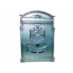 Ferramenta1.com | Cassetta postale in alluminio per esterni "residence" grigia - PZ 4