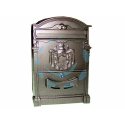 Ferramenta1.com | Cassetta postale in alluminio per esterni "residence" bronzo - PZ 4