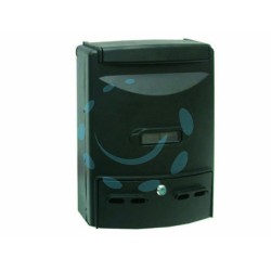 Ferramenta1.com | Cassetta postale in alluminio portariviste per esterni "europa" nera - PZ 4