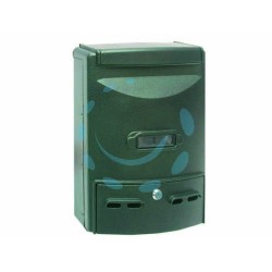 Ferramenta1.com | Cassetta postale in alluminio portariviste per esterni "europa" verde - PZ 4