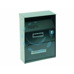 Ferramenta1.com | Cassetta postale portariviste per esterni nera - PZ 8