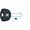 Ferramenta1.com | Chiavi moto look a-like porta transponder bw9te - PZ 1