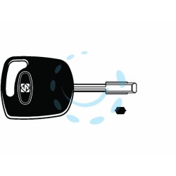 Ferramenta1.com | Chiavi auto look a-like porta transponder fo21te   - PZ 1