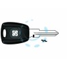 Ferramenta1.com | Chiavi auto look a-like porta transponder gt15rte - PZ 1