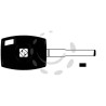 Ferramenta1.com | Chiavi auto look a-like porta transponder hu101te - PZ 1