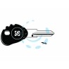 Ferramenta1.com | Chiavi moto look a-like porta transponder zd24rte - PZ 1