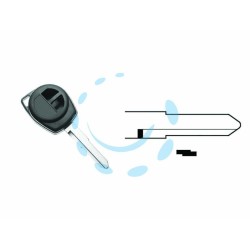 Ferramenta1.com | Cover chiavi per auto subaru suzuki opel vauxhal hu87rs2 - PZ 1