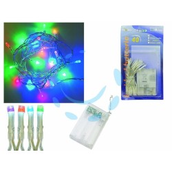Ferramenta1.com | Luci 40 LED Multicolor a batteria per interno - L...