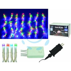 Ferramenta1.com | Tenda 160 led multicolor per esterno con gioco luci - PZ 4