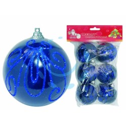 Ferramenta1.com | Sfere in plastica satinata colore blu - Luci e de...