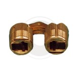 Ferramenta1.com | Cerniera cilindrica invisibile ottone d 12 mm** - PZ 24