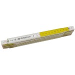 Ferramenta1.com | Doppio metro 10 aste 16 mm legno bian giallo - PZ 12