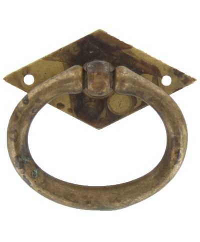 Ferramenta1.com | Maniglia ottone 12321 49x45 mm anticato** - PZ 25