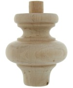 Ferramenta1.com | Piede in legno ontano 53014 95x118 mm - PZ 8