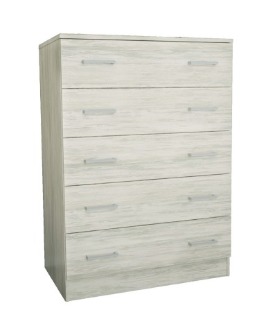 Ferramenta1.com | Kit cassettiera 5 cassetti 80x45x111 cm bianco ven.k083 - PZ 1