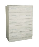 Ferramenta1.com | Kit cassettiera 5 cassetti 80x45x111 cm bianco ven.k083 - PZ 1