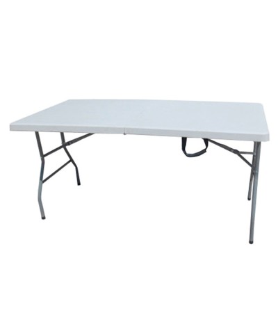 Ferramenta1.com | C tavolo in acciaio e hdpe pieghevole 152x76xh74 cm - PZ 1