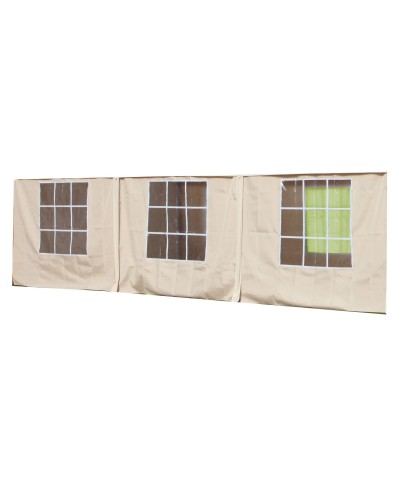 Ferramenta1.com | Set teli laterali p/gazebo carpot magnum bianco - CF 1