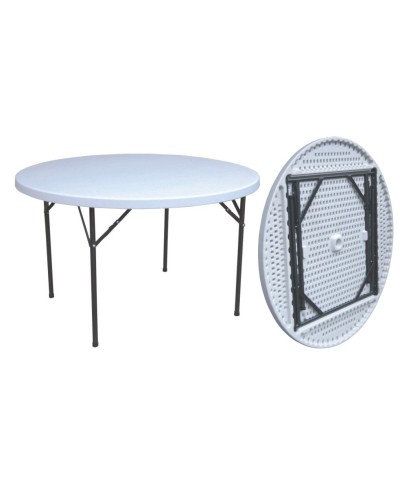 Ferramenta1.com | C tavolo in acciaio e hdpe pieghevole d 152 cm - PZ 1