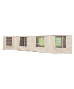 Ferramenta1.com | Set teli laterali p/gazebo big royal yf5005s ecru - CF 1