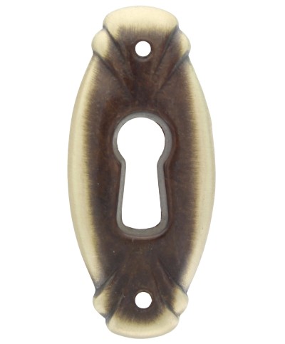 Ferramenta1.com | Bocchetta ottone 30622 20x46 mm bronzo sfum - PZ 50