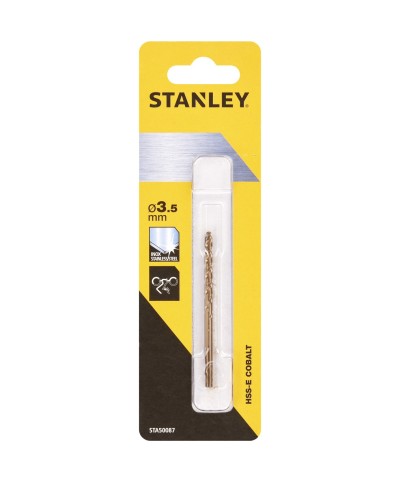 Ferramenta1.com | Piranha stanley sta50087 (x50087) punta al cobalto 3,5 mm - PZ 1