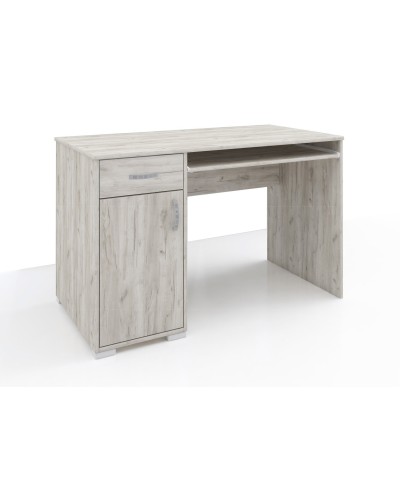 Ferramenta1.com | Kit scrivania 1 anta +1 cassetto young 120x75x60 grey craft oak - PZ 1