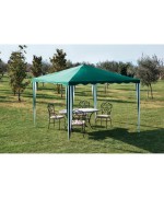 Ferramenta1.com | C gazebo in acciaio e poliestere 300x300 cm verde - PZ 1