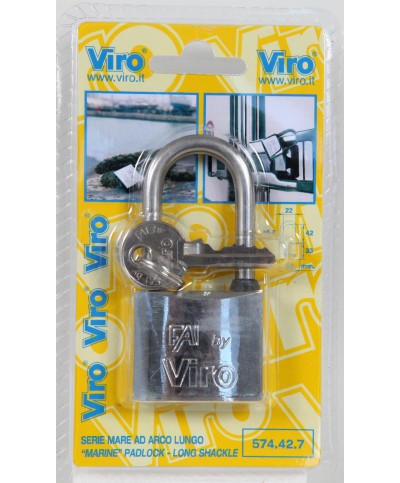 Ferramenta1.com | Viro bl 573.32 lucchetto ott mare arco lun 30 mm - PZ 1
