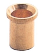 Ferramenta1.com | Pozzetto p/aste cremonesi ottone luc d 6mm - PZ 100