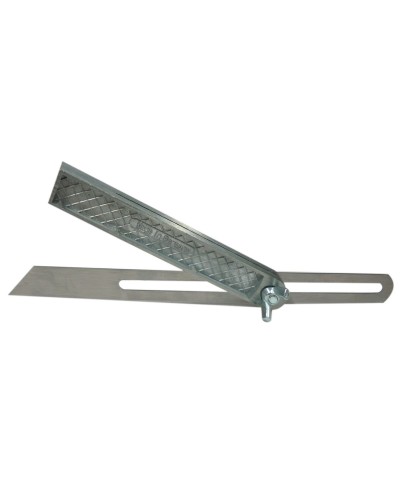 Ferramenta1.com | Squadra falsa regolabile asta acciaio 250 mm - PZ 1