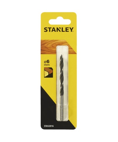 Ferramenta1.com | Piranha stanley sta52016 (x52016) punta elicoidale 6 mm - PZ 1