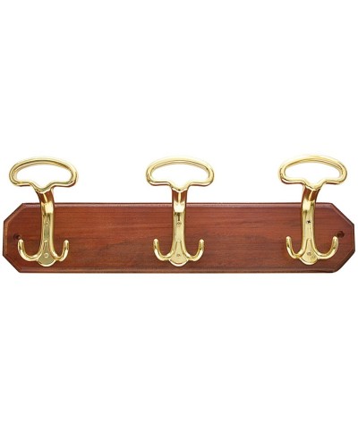 Ferramenta1.com | Appendiabiti lady 3 posti 500x160 mm noce oro - PZ 2