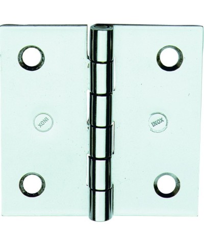 Ferramenta1.com | Cerniera perno fisso  850 in inox nautica 50x60 mm - PZ 12